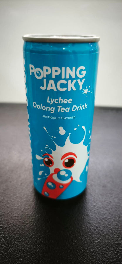 Popping Jacky Oolong Tea Drink with POPPING BOBA