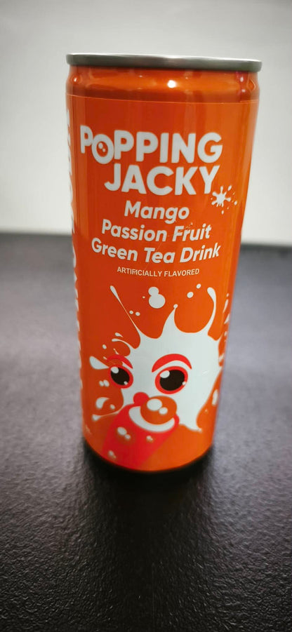 Popping Jacky Oolong Tea Drink with POPPING BOBA