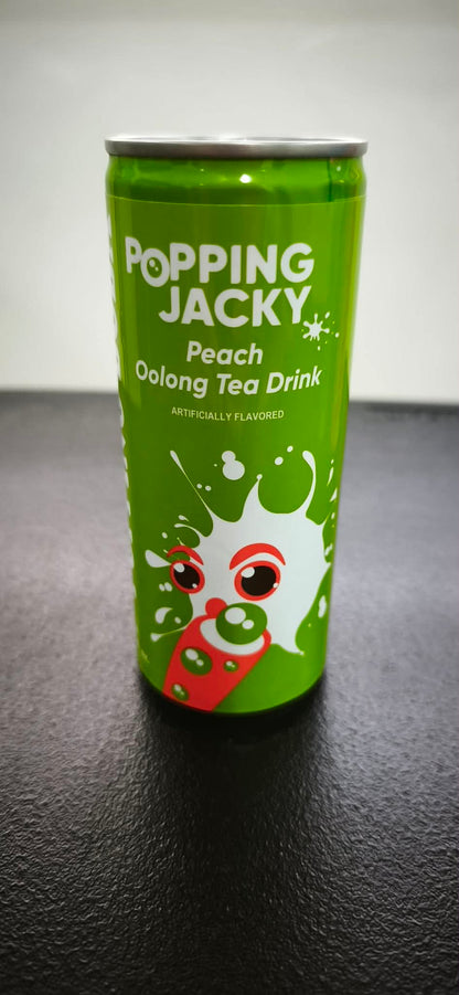 Popping Jacky Oolong Tea Drink with POPPING BOBA