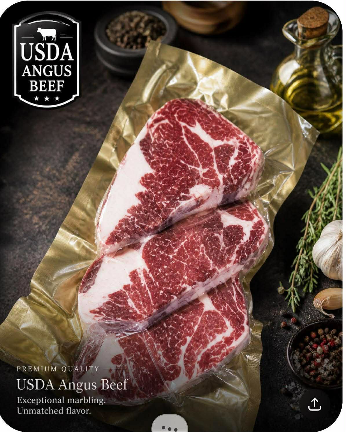 Premium Angus Ribeye Steak